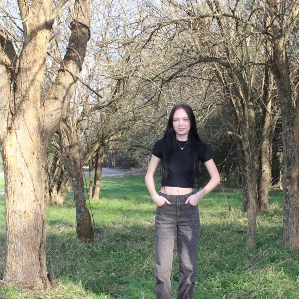 Women's Brown Leopard-Print Jeans - Picture 3 of 4